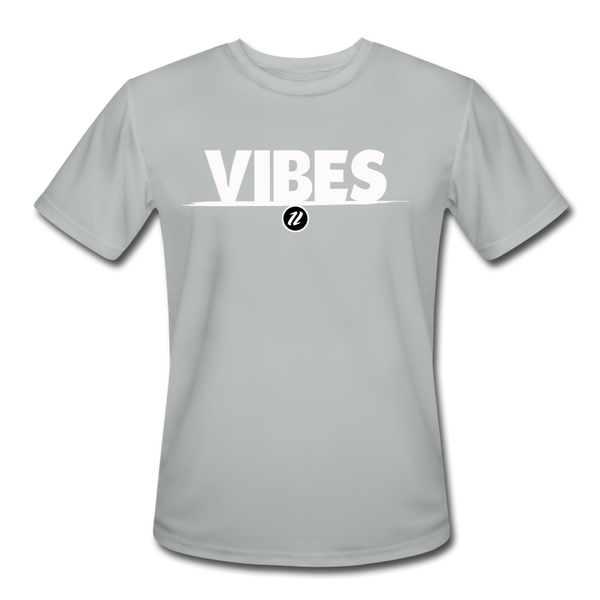 Men’s Moisture Wicking T-Shirt | Vibes - silver