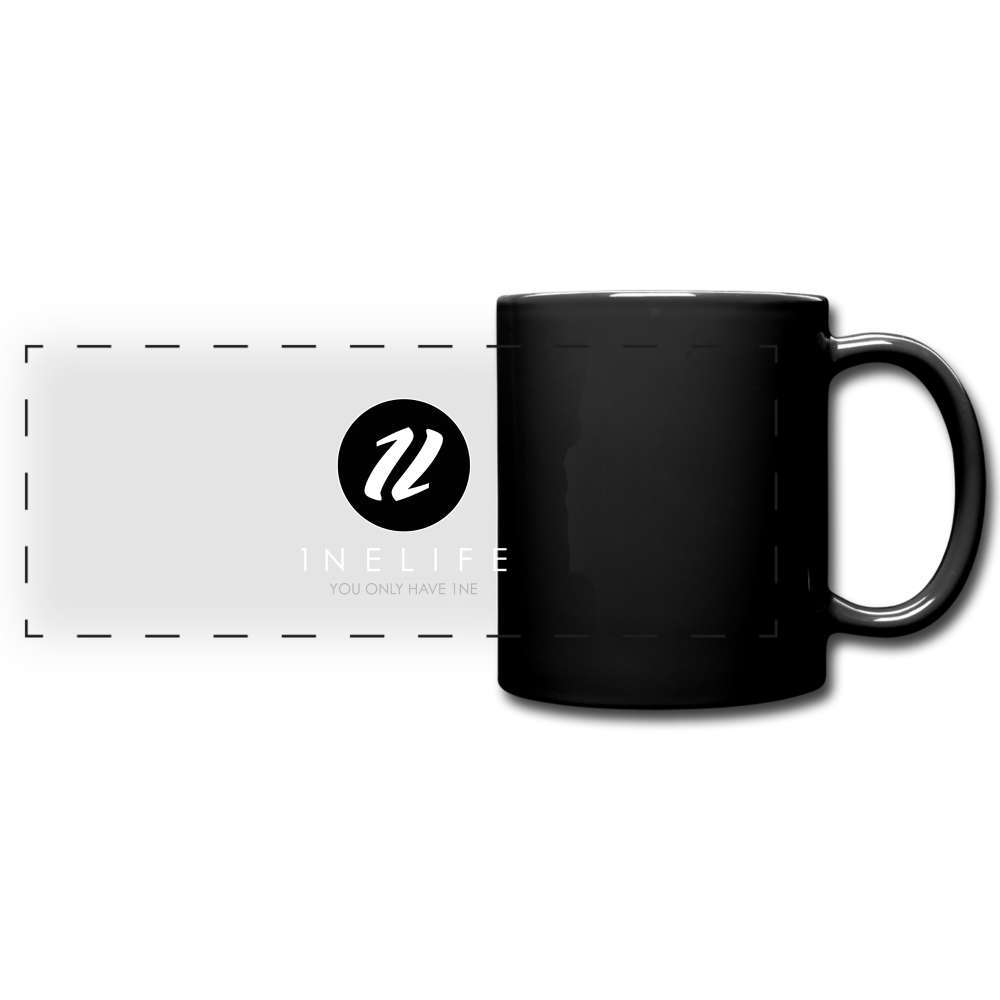 Full Color Panoramic Mug | 1NELife Brand - black
