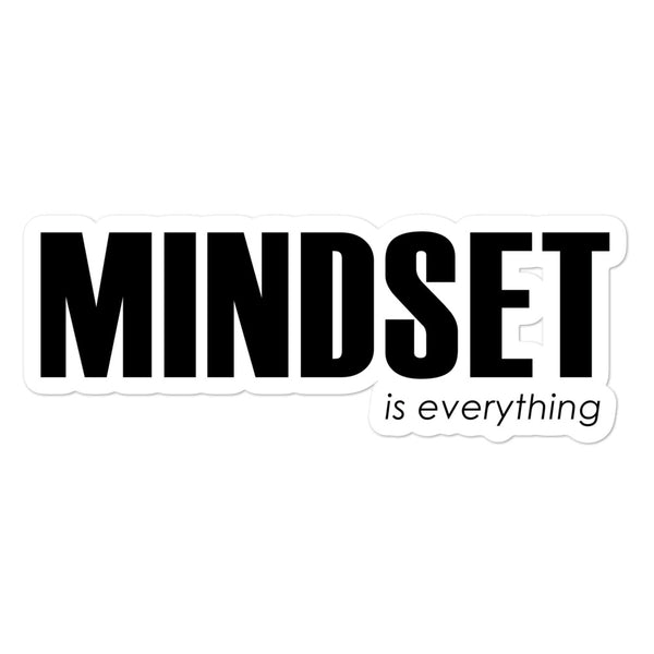 Mindset Bubble-free stickers