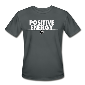 Men’s Moisture Wicking T-Shirt | Positive Energy - charcoal