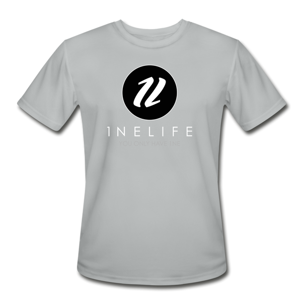 Men’s Moisture Wicking T-Shirt | 1NELife Brand - silver