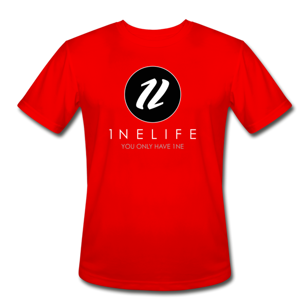 Men’s Moisture Wicking T-Shirt | 1NELife Brand - red