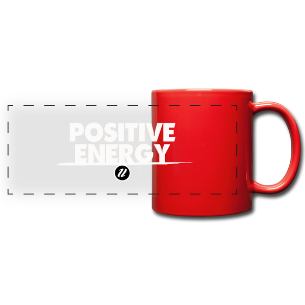 Full Color Panoramic Mug | Positive Energy - red