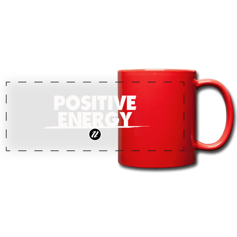 Full Color Panoramic Mug | Positive Energy - red