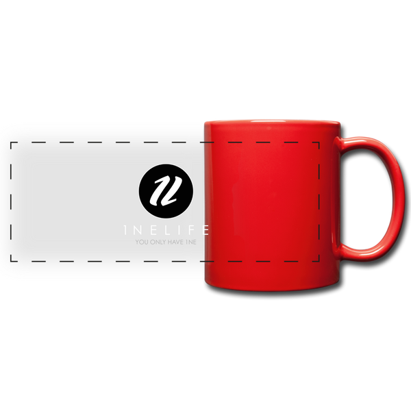 Full Color Panoramic Mug | 1NELife Brand - red