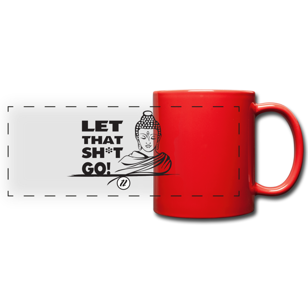 Full Color Panoramic Mug | Let It Go Blk - red