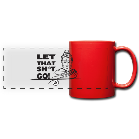 Full Color Panoramic Mug | Let It Go Blk - red