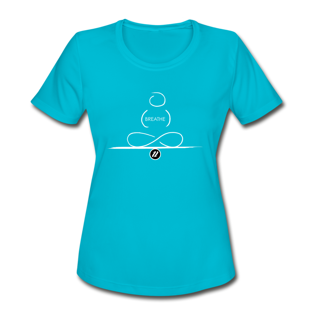 Women's Moisture Wicking T-Shirt | Breathe - turquoise