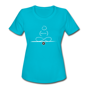 Women's Moisture Wicking T-Shirt | Breathe - turquoise