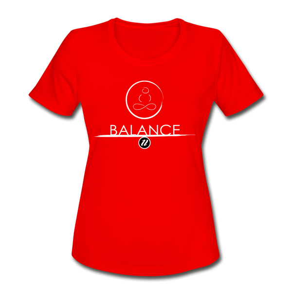 Women's Moisture Wicking T-Shirt | Balance - red