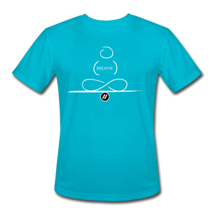Men’s Moisture Wicking T-Shirt | Breathe - turquoise