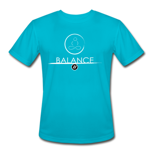 Men’s Moisture Wicking T-Shirt | Balance - turquoise