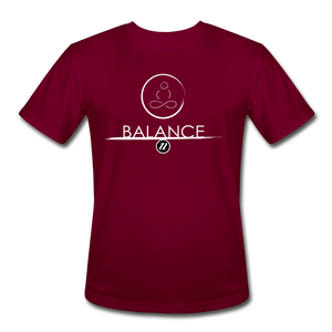 Men’s Moisture Wicking T-Shirt | Balance - burgundy