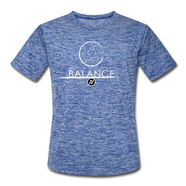 Men’s Moisture Wicking T-Shirt | Balance - heather blue