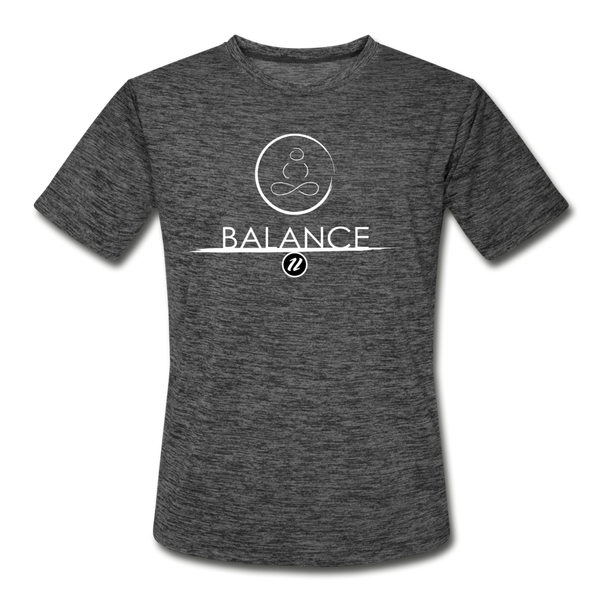 Men’s Moisture Wicking T-Shirt | Balance - dark heather gray