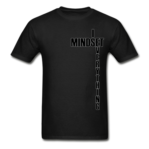 Mindset Is Everything Adult T-Shirt - black