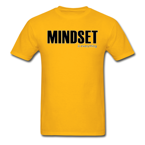 Mindset Adult T-Shirt - gold