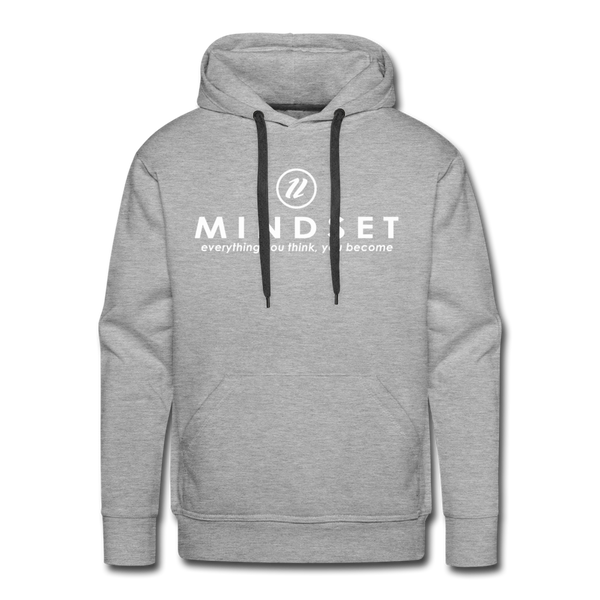 Men’s Premium Mindset Hoodie - heather grey