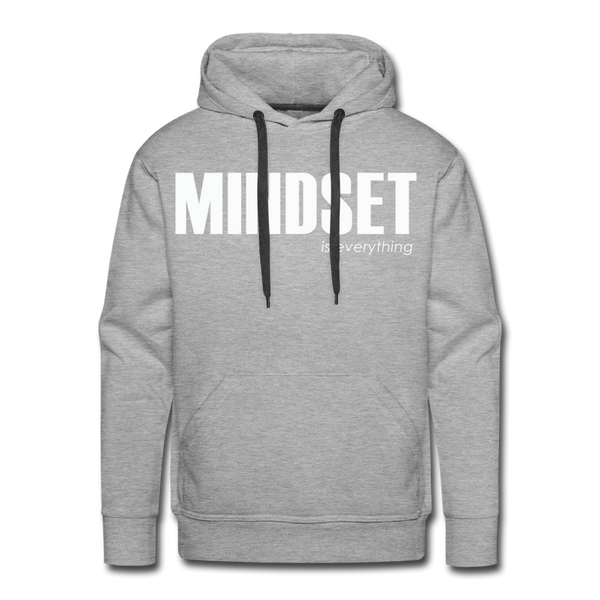 Men’s Premium Mindset Hoodie - heather grey